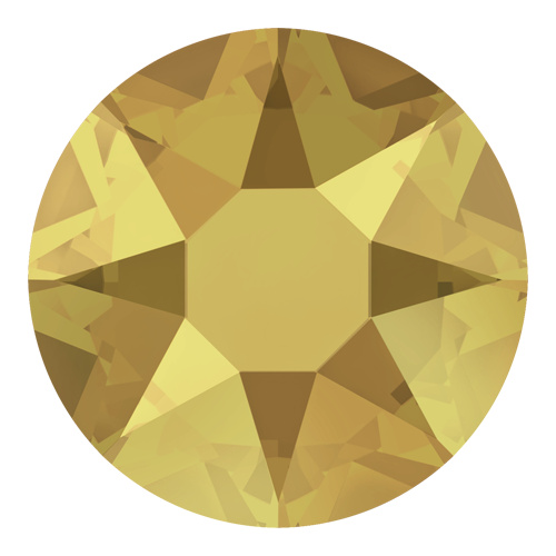 2078 - SS20 (4.60 - 4.80mm) - Crystal Metallic Sunshine A HF (001 METSH) - Xirius Rose Hot Fix Flat Back Crystal