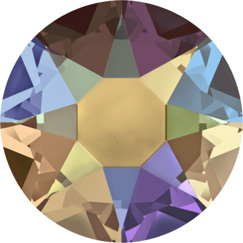 2078 - SS20 (4.60 - 4.80mm) - Topaz Shimmer A HF (203 SHIM) - Xirius Rose Hot Fix Flat Back Crystal