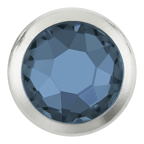 2078H - SS16 (3.80 - 4.00mm) - Denim Blue A HF SR (266) - Framed Xirius Rose Hot Fix Flat Back Crystal