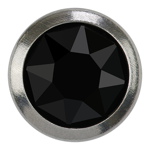 2078H - SS20 (4.60 - 4.80 mm) - Jet A HF SR (280) - Framed Xirius Rose Hot Fix Flat Back Crystal