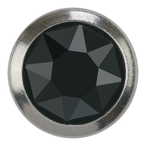 2078H - SS20 (4.60 - 4.80 mm) - Jet Hematite A HF SR (280 HEM) - Framed Xirius Rose Hot Fix Flat Back Crystal