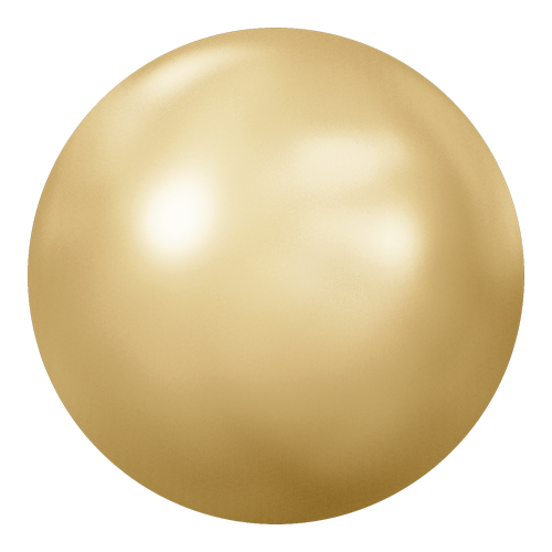 2080/4 - SS16 (3.80 Ð 4.00 mm) - Crystal Golden Shadow HF (001 GSHA) - Pearl Cabochon Hot Fix Flat Back Crystal
