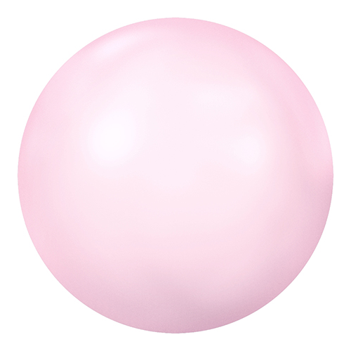 2080/4 - SS16 (3.80 Ð 4.00 mm) - Crystal Powder Rose HFT (001 PROS) - Pearl Cabochon Hot Fix Flat Back Crystal