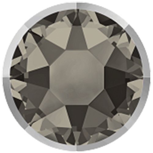 2088I - SS16 (3.80 - 4.00mm) - Greige Light Chrome Z A HF (284 LTCHZ) - Rimmed No Hot Fix Flat Back Crystal