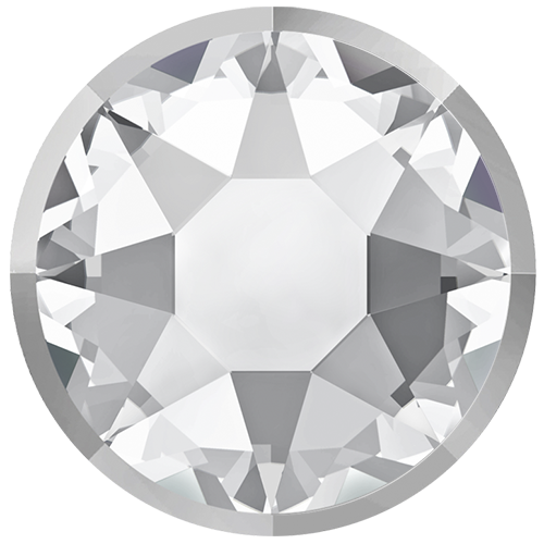 2088I - SS20 (4.60 - 4.80mm) - Crystal Light Chrome Z A HF (001 LTCHZ) - Rimmed No Hot Fix Flat Back Crystal