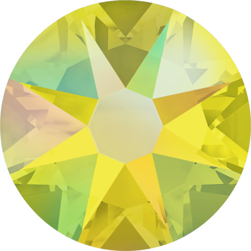 Pack of 144 - 2088 - SS20 (4.60 - 4.80mm) - Citrine Shimmer F (249 SHIM) - Xirius Rose Non Hot Fix Flat Back Crystal 