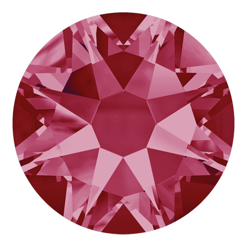Pack of 144 - 2088 - SS20 (4.60 - 4.80mm) - Indian Pink F (289) - Xirius Rose Non Hot Fix Flat Back Crystal 