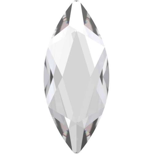 2201 - 14mm x 6mm - Crystal M HF (001) - Marquise Hot Fix Flat Back
