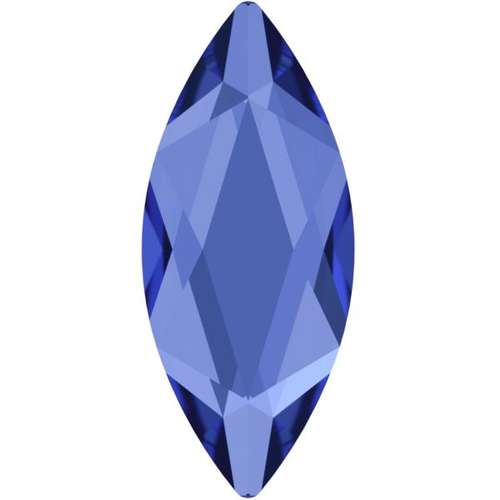 2201 - 14mm x 6mm - Sapphire M HF (206) - Marquise Hot Fix Flat Back