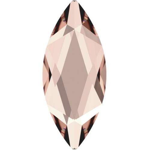 2201 - 14mm x 6mm - Vintage Rose M HF (319) - Marquise Hot Fix Flat Back