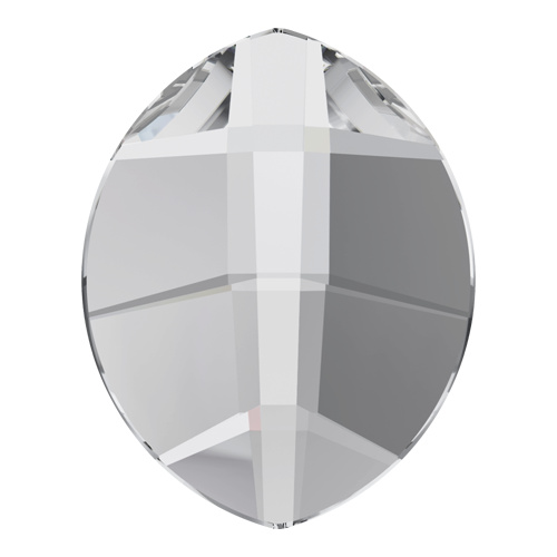 2204 - 10mm x 8mm - Crystal M HF (001) - Pure Leaf Hot Fix Flat Back Crystal