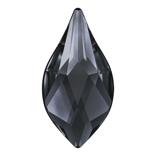 2205 - 7.5mm - Crystal Silver Night (001 SINI) - Flame No Hot Fix Flat Back Crystal