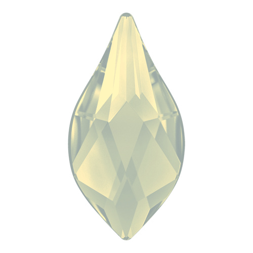 2205 - 7.5mm - White Opal F (234) - Flame No Hot Fix Flat Back Crystal