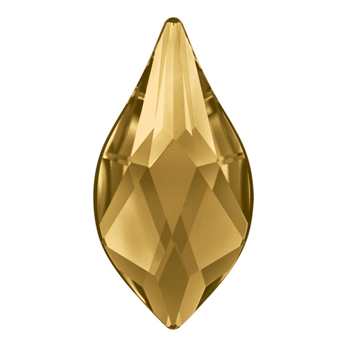 2205 - 7.5mm - Light Colorado Topaz F (246) - Flame No Hot Fix Flat Back Crystal