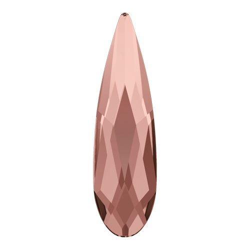 2304 - 2.8mm x 10mm - Blush Rose F (257) - Raindrop No Hot Fix Flat Back Crystal