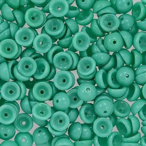 Turquoise Teacup 4 x 2mm - 6313 - 100 Piece Bag