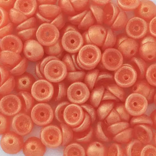 Sueded Gold Satin Hyacinth Teacup 4 x 2mm - SGL9004 - 100 Piece Bag