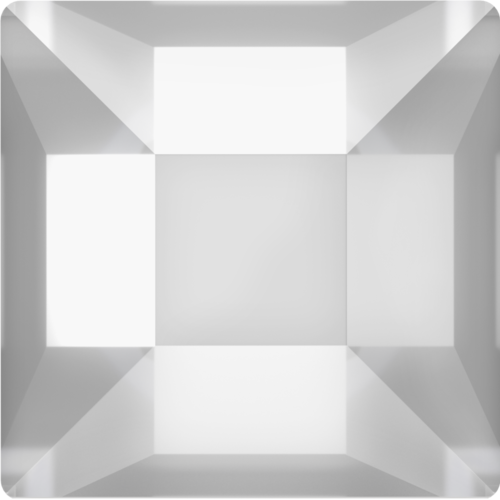 2400 - 3mm - Crystal F (001) - Square No Hot Fix Flat Back Crystal