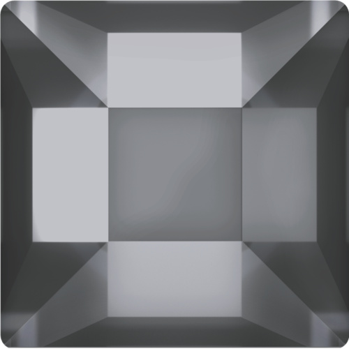 2400 - 4mm - Crystal Silver Night (001 SINI) - Square No Hot Fix Flat Back Crystal