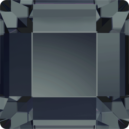 2400 - 4mm - Graphite F (253) - Square No Hot Fix Flat Back Crystal