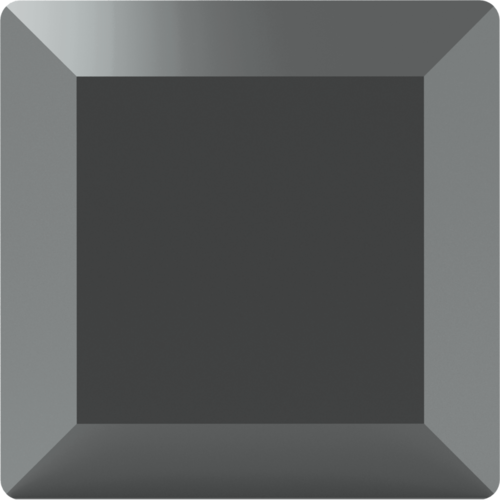 2402 - 4mm - Jet Hematite (280 HEM) - Base Hot Fix Flat Back Crystal
