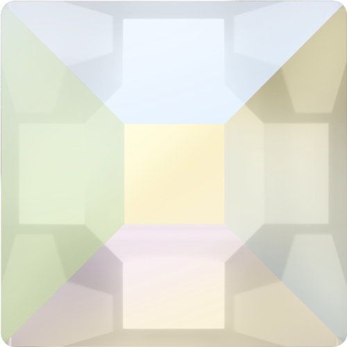 2403 - 4mm - Crystal AB F (001 AB) - Pyramid Hot Fix Flat Back Crystal