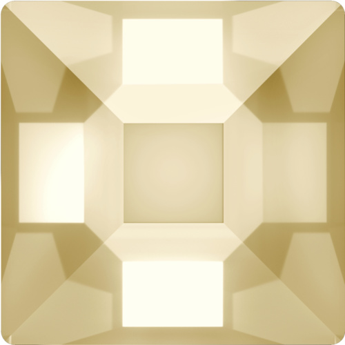 2403 - 4mm - Crystal Golden Shadow F (001 GSHA) - Pyramid Hot Fix Flat Back Crystal