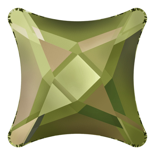 2494 - 10.5mm - Crystal Luminous Green M HF (001 LUMG) - Starlet Hot Fix Flat Back Crystal
