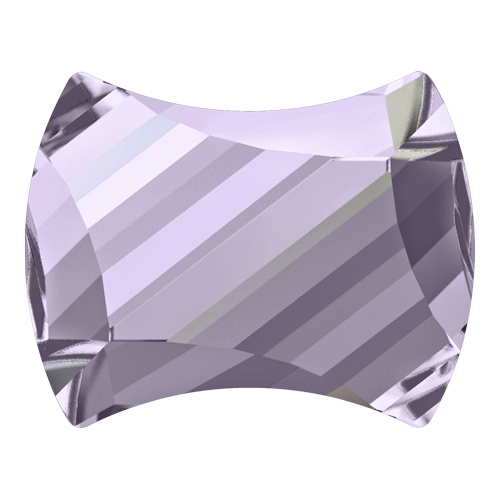 2540 - 12mm x 9.5mm - Smoky Mauve M HF (265) - Curvy Hot Fix Flat Back Crystal