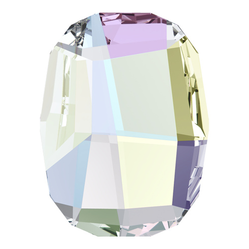 2585 - 14mm - Crystal AB F (001 AB) - Graphic No Hot Fix Flat Back Crystal