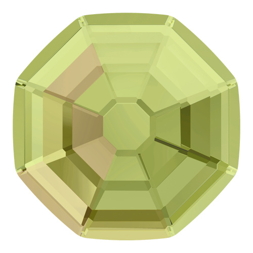 2611 - 8mm - Crystal Luminous Green F (001 LUMG) - Solaris No Hot Fix Flat Back Crystal