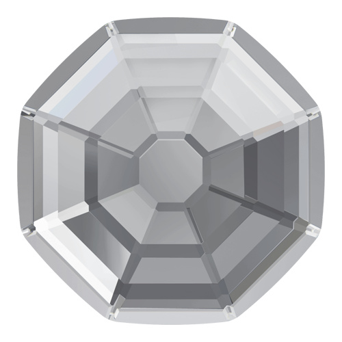 2611 - 10mm - Crystal F (001) - Solaris No Hot Fix Flat Back Crystal