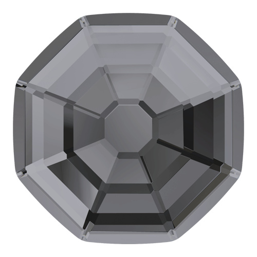 2611 - 10mm - Crystal Silver Night F (001 SINI) - Solaris No Hot Fix Flat Back Crystal