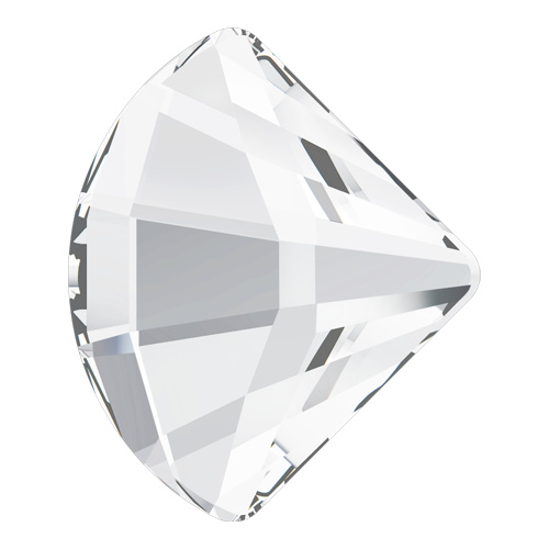 2714 - 6mm - Crystal F (001) - Fan No Hot Fix Flat Back Crystal