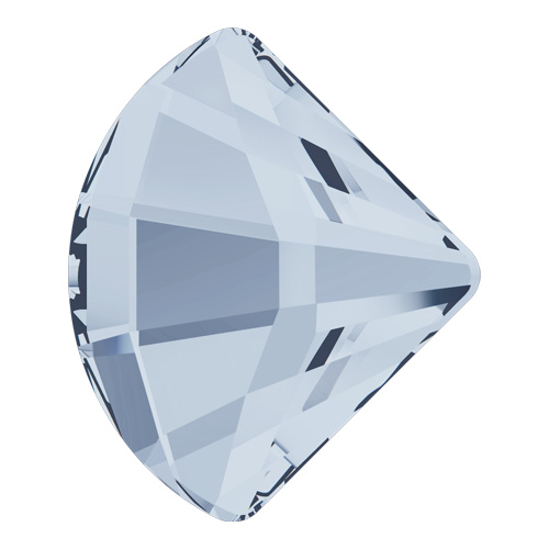 2714 - 6mm - Crystal Blue Shade F (001 BLSH) - Fan No Hot Fix Flat Back Crystal