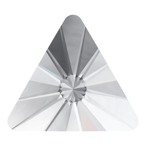 2716 - 5mm - Crystal F (001) - Rivoli Triangle No Hot Fix Flat Back Crystal