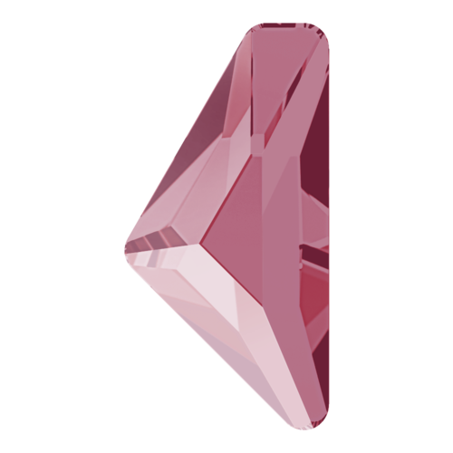 2738 - 10mm x 5mm - Crystal Dark Red (001 L108S) - Alpha Triangle Hot Fix Flat Back Crystal