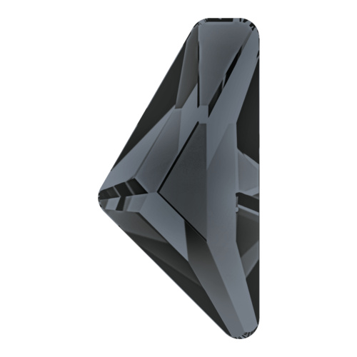 2738 - 10mm x 5mm - Crystal Silver Night (001 SINI) - Alpha Triangle No Hot Fix Flat Back Crystal