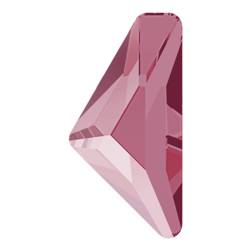 2738 - 12mm x 6mm - Crystal Dark Red (001 L108S) - Alpha Triangle No Hot Fix Flat Back Crystal