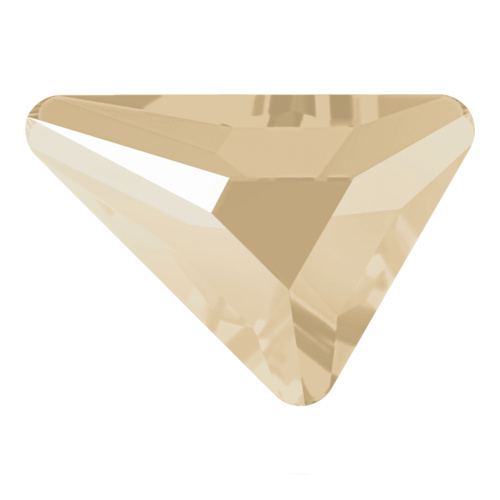 2739 - 5.8mm x 5.3mm - Crystal Ivory Cream (001 L106S) - Beta Triangle Hot Fix Flat Back Crystal