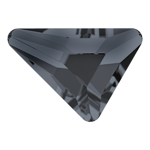 2739 - 5.8mm x 5.3mm - Crystal Silver Night (001 SINI) - Beta Triangle Hot Fix Flat Back Crystal