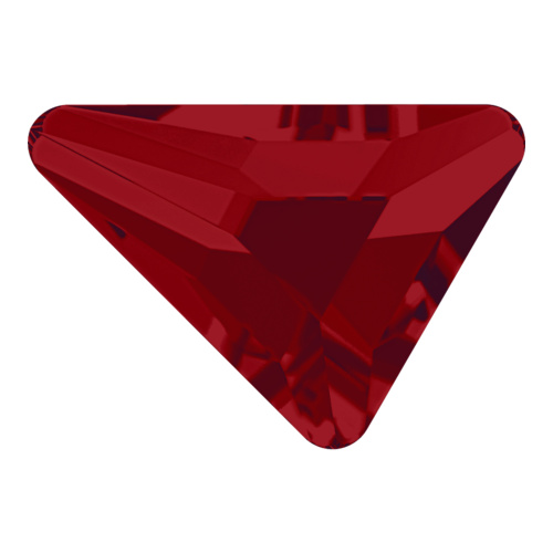 2739 - 7mm x 6.5mm - Light Siam F (227) - Beta Triangle Hot Fix Flat Back Crystal