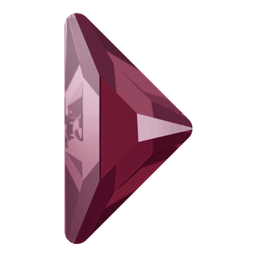 2740 - 8.3mm x 8.3mm - Crystal Dark Red (001 L108S) - Gamma Triangle Hot Fix Flat Back Crystal