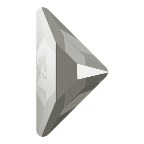 2740 - 10mm x 10mm - Crystal Dark Grey (001 L111S) - Gamma Triangle Hot Fix Flat Back Crystal