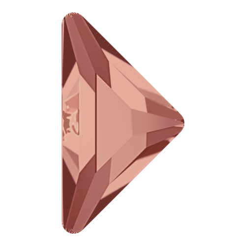 2740 - 10mm x 10mm - Blush Rose F (257) - Gamma Triangle Hot Fix Flat Back Crystal