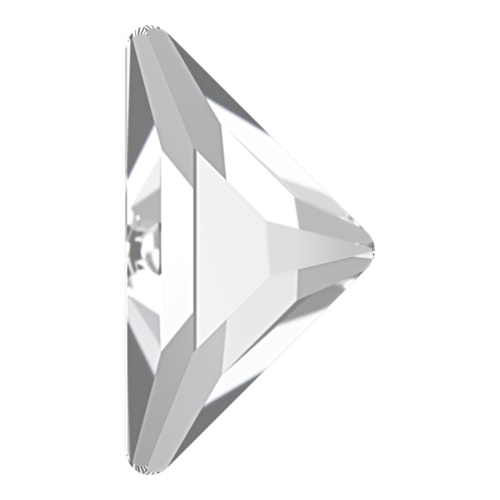 2740 - 10mm x 10mm - Crystal F (001) - Gamma Triangle No Hot Fix Flat Back Crystal