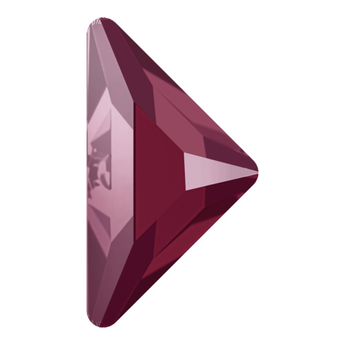 2740 - 10mm x 10mm - Crystal Dark Red (001 L108S) - Gamma Triangle No Hot Fix Flat Back Crystal