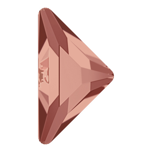 2740 - 10mm x 10mm - Blush Rose F (257) - Gamma Triangle No Hot Fix Flat Back Crystal