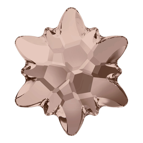 2753 - 10mm - Vintage Rose M HF (319) - Edelweiss Hot Fix Flat Back Crystal