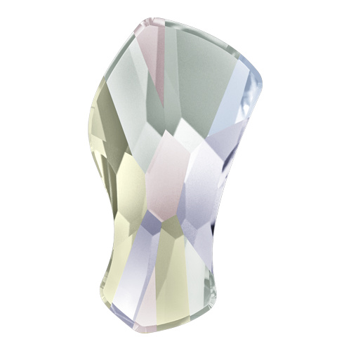2798 - 8mm - Crystal AB M HF (001 AB) - Contour Hot Fix Flat Back Crystal